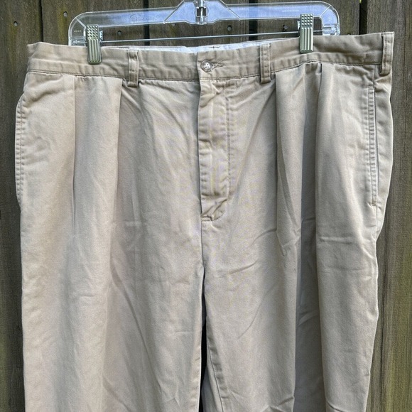 Polo Ralph Lauren Pants Men 38 x 32 Tan Khaki Andrew Straight Leg Bottoms - Picture 3 of 10